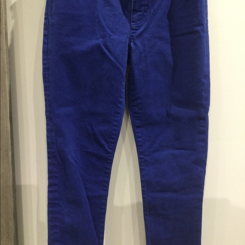 LRL LAUREN JEANS CO. RALPH LAUREN PETITE SIZE 4P MID RISE STRAIGHT LEG